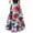 Red, variant on Casual Dresses for Women 2023 Women Bohemian Dress Floral Print Skirt High Waist Party Skirt Beach Pocket Long Maxi,Red S