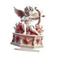 thumbnail image 4 of Estatua de escritorio para el día de San Valentín, adorno acrílico plano 2D, figura de amor de pareja hecha a mano moderna para regalos, exhibición en, 4 of 8