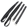 thumbnail image 1 of Sidaley Correa de acordeón Ajustable Universal Cuero de PU con interior de espuma Hebillas de metal Cinturón de hombro de acordeón Banda de transporte Cables de audio/vídeo Negro, 1 of 1