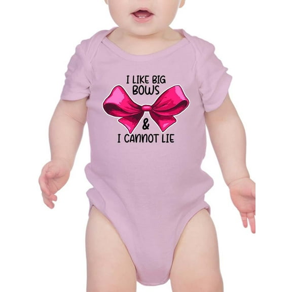 I Lkke Big Bows Bodysuit Infant -Smartprints Designs, 24 Months