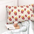 thumbnail image 4 of Fotbe Popcorn Funda de Almohada Decorativa Estilo Occidental, Lujo en Algodón, Fundas para Almohadas King, Cojín Estampado para Decoración del Hogar-16"x24", 4 of 6