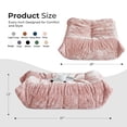 thumbnail image 2 of Congermom Bean Bag Ottoman, Foot Rest, Pouf Ottoman, Fireside Chair Memory Foam Lazy Bean Bag Sofa for Living Room, Bedroom, Dorm, Office(Pink), 2 of 5