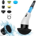 thumbnail image 1 of Black and Friday Clearance Sale Deal cuyhtdup Multi Functional Rechargeable Bathroom Liquid Filling Cleaning Brush Automatic Rotation Liquid Addition Cleaning Bathroom Brushing And Floor Scrubbi, 1 of 9
