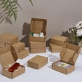 thumbnail image 4 of 20 cajas de regalo marrones, pequeñas, de cartón, para dulces, golosinas, cajas rectangulares de cartón kraft., 4 of 5