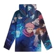 thumbnail image 2 of Jujutsu Kaisen Hoodie for Boys Girls, Anime Pullover Hooded for Kids, Fashion Lightweight Novelty 3D Print Sweatshirt, Long Sleeve Hoodies with Pocket, S-XL, 2 of 6