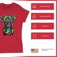 thumbnail image 4 of Tee Hunt Unconditional Loyalty T-Shirt Adopt a Dog Dean Russo Pets Women's T-Shirt Tee, Red, Small, 4 of 5