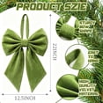 thumbnail image 3 of Giant Velvet Christmas Tree Topper Bow For Holiday Decor And Wedding Backdrop, 3 of 7