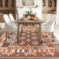 thumbnail image 2 of Washable Area Rugs for Living Room, Curtilage 6'x9' Moroccan Style Indoor Rugs, Non-Slip Soft Low Pile Carpet for Bedroom, Office, Dining Room, 2 of 10