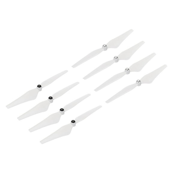Uxcell 8 Set 9450 RC Propellers Blade Prop 2 Vane 24cm Dia Plastic White Self-Locking Low-Noise Propeller Drone