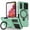Light Green, variant on TECH CIRCLE Case for Samsung Galaxy S20 FE (6.5") - [Sliding Cover for Camera Protection] [Compatible with MagSafe] Shockproof Multifunctional Shell Case with Hidden Kickstand/Phone Ring Holder,White