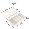 thumbnail image 2 of Under Desk Drawer, Desk Storage Drawer, Office Self Adhesive Drawer Organizer, Hidden Drawer Box White, 2 of 5