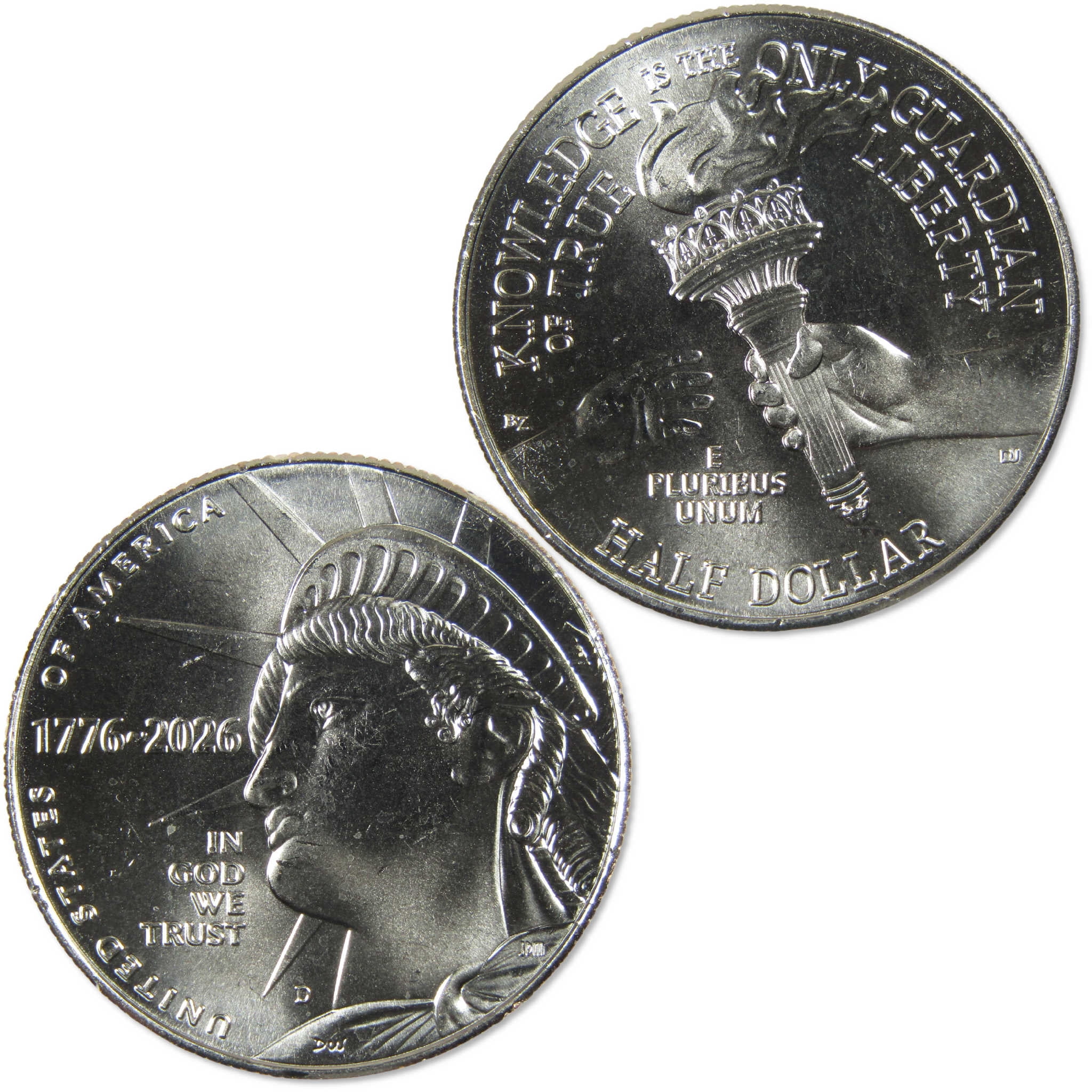 2026 D Enduring Liberty American 250th Anniversary Semiquincentennial Half Dollar Uncirculated