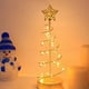 thumbnail image 4 of Iron Mesh Lights Glowing Christmas Tree Creativeness Tower Skirt Glowing Window Desktop Counter Ornaments Home Lighting Night Lights Props Christmas Decorations, 4 of 9