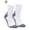 White, variant on Luxtrada 2 Pairs Cotton Moisture Wicking Control Comfort Fit Performance Cushion Ankle Mid Crew Sock for Best Running, Athletic Sports, Travel