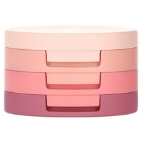 Kaja Beauty Bento, Bouncy Matte & Shimmer Eyeshadow Trio, 07 Glowing Guava, 3 Count, 0.03 oz (0.09 g) Each