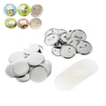 thumbnail image 2 of 300pcs Blank Pinned Back Metal Pinback Button Supply Materials Parts For Badge Button Maker, 2 of 6