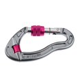 thumbnail image 1 of Almencla Mousqueton en Aluminium 25KN Vis Verrou Crochet pour Escalade Alpinisme Rouge Rouge, 1 of 7
