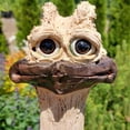thumbnail image 5 of Funny Garden Hidden Chicken Statue Decoration,Funny Courtyard Ostrich Sculpture,Liven Up Your Garden Funny Long Neck Chicken Statue, 5 of 6