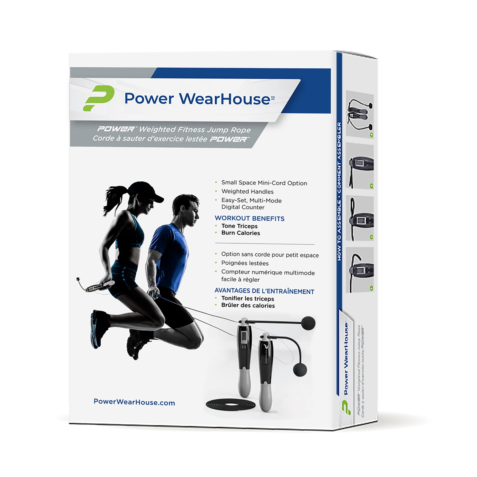 Power Wearhouse 'Easy to Use and Read' Power Digital Jump Rope