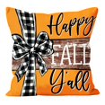thumbnail image 2 of PiGOGI Thanksgiving Pillow Covers Pumpkin Maple Leaf Print Throw Pillow Cases Fall Cushion Covers Soft Home Decor for Sofa Bedroom, 2 of 7