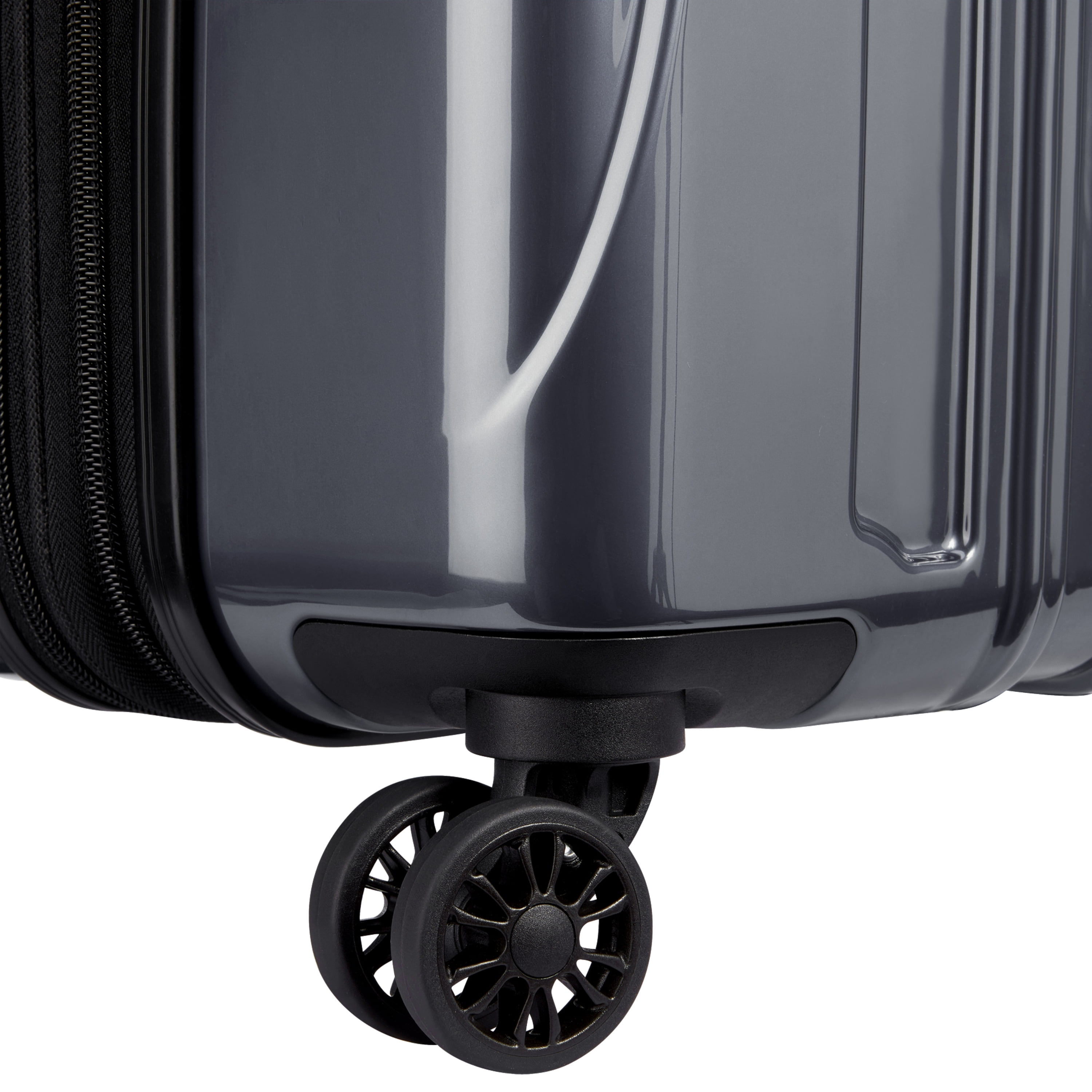 DELSEY PARIS Helium Aero 29" Hardside Expandable Spinner Checked Luggage, Steel Grey