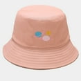 thumbnail image 2 of Audhol Bucket Hats for Woman Women's Fashion Printing Sunshade Fisherman's Hat Basin Hat Outdoor Bucket Hat Cute Hats for Women Pink One Size, 2 of 2
