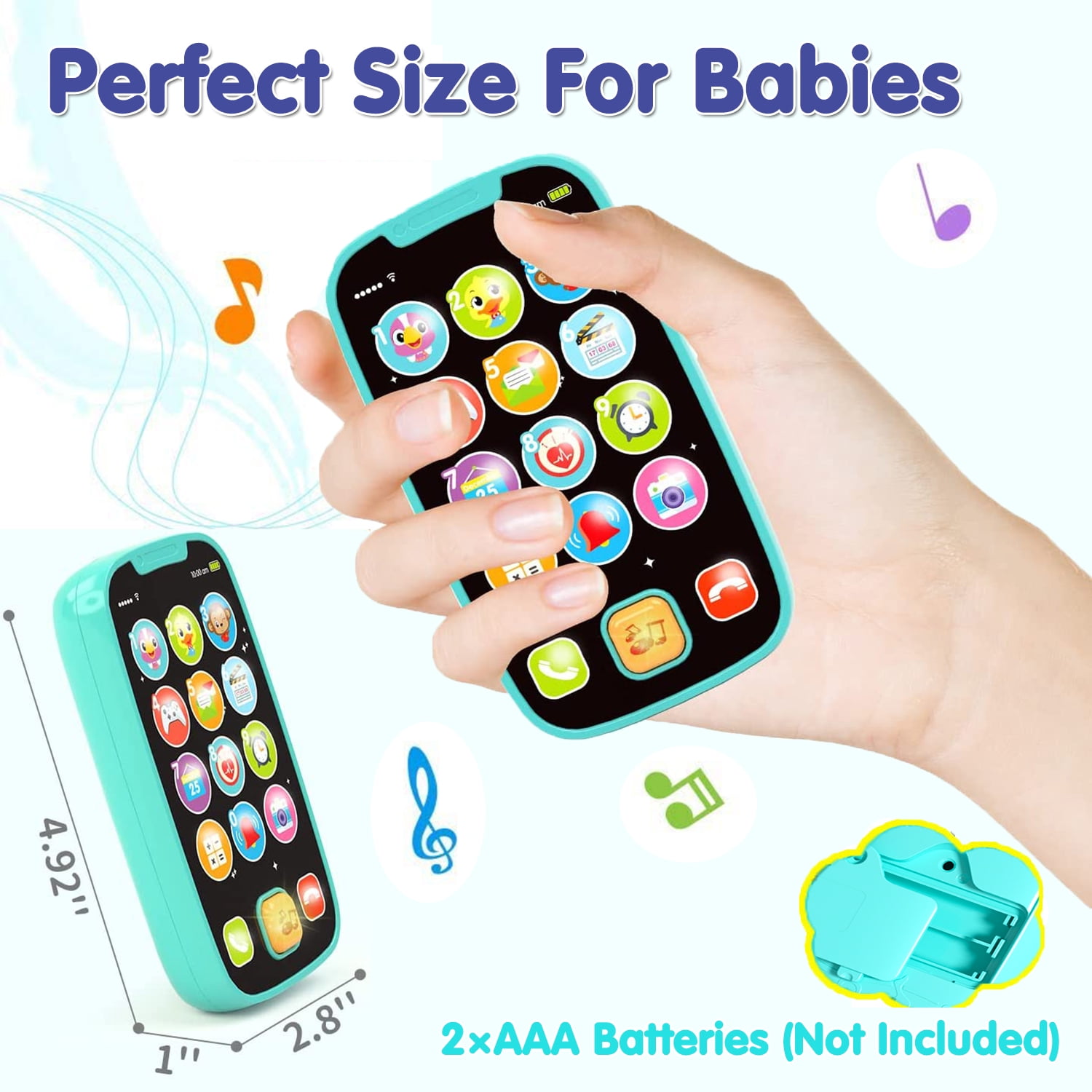 HOLA Giochi Bambini 1 Anno Gioco Bambino Telefono Giocattolo Cellulare per  Bambini, Telefono Finto Giocattoli Musicale Educativo Regalo Bambina 1 Anno  Bambino 2 3 Anni Femmina : : Giochi e giocattoli