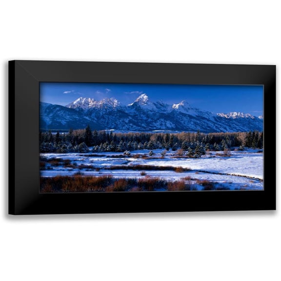 Leahy, Ike 14x9 Black Modern Framed Museum Art Print Titled - Grand Teton National Park XVI