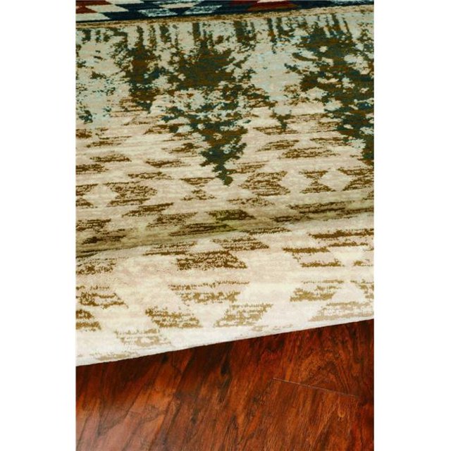 Tapis en Polypropylène Ivoire 94 Pouces X 118 Pouces X 0,5 Pouces