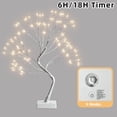 thumbnail image 4 of Árbol Bonsái con Luces de Hadas PEIDUO, Paquete de 2, 46 cm, 108 LEDs, 9 Modos, 4 of 7