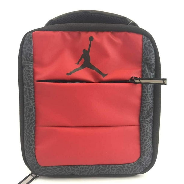 Nike Air Jordan Insulated Lunch Bag, Gym Red/Black