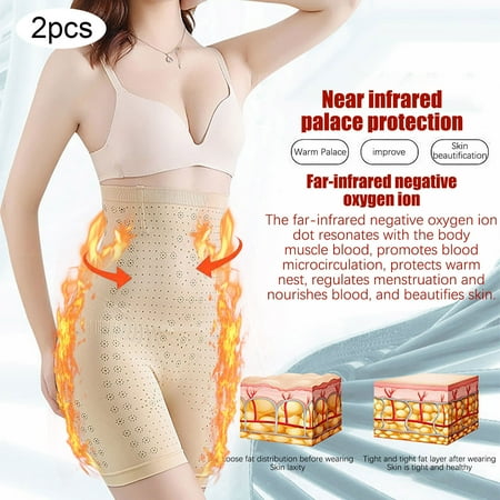 

Tejiojio Summer 2023 Clearance 2pcs Far Infrared Negative Oxyge Shaping And Lifting Hips Bodysuit Graphene Honeycomb Body Shaping Briefs Breathable Body Shaper