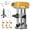 Yellow, variant on LAKIX Cordless Router Tool compatible with Milwaukee 18V Battery, 800W 28000RPM Brushless Wood Router with 6-Speed, Aluminum Base, 15 Router Bits, Palm Router for Woodworking (Tool Only)