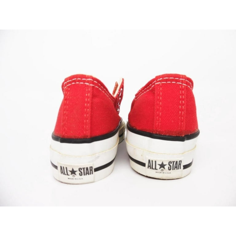 Converse vintage red hot sale