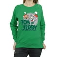 thumbnail image 3 of Tom And Jerry Chandail Molletonné de Noël pour Femmes, 3 of 5