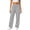 Gray Sweatpants Women, variant on CFLVAEK Sweatpants for Women Plus Size Elastic Waist Workout Pants Solid Color Wide Leg Basic Sweat Pant with Pockets Purple L