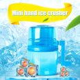 thumbnail image 2 of CAROOTU DIY Household Handhold Manual Ice Crusher Portable Hand Crank Mini Ice Shaving Machine, 2 of 6