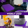 thumbnail image 5 of AOLIGO Gel Seat Cushion for Long Sitting - Thick & Extra Large, Gel Cushion for Wheelchair Soft, Gel Chair Cushion Comfy, Gel Car Seat Cushion Breathable, Gel Seat Cushion for Office Chair & Hip Pain, 5 of 11