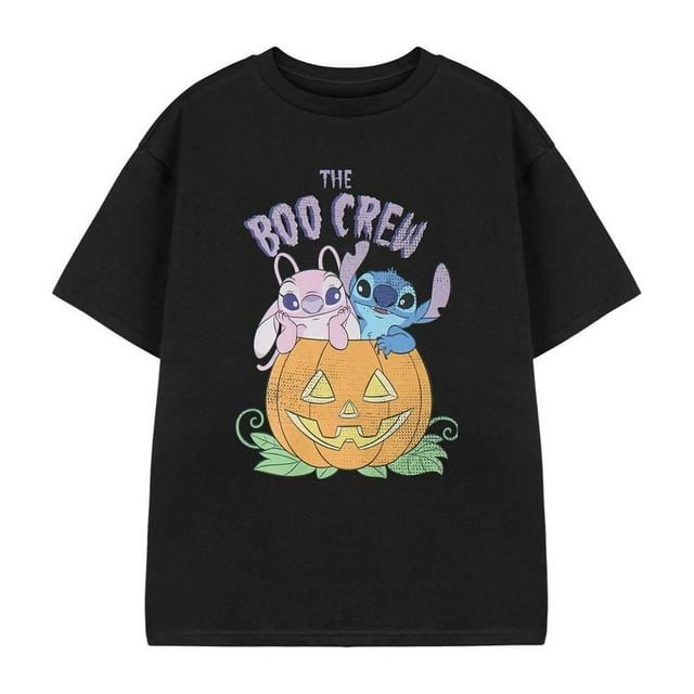Lilo & Stitch Girls Boo Crew Short-Sleeved T-Shirt
