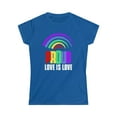 thumbnail image 4 of Proud LGBT Shirt Love is Love TShirts Gay Pride Day Rainbow Womens T Shirts, 4 of 8