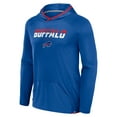 thumbnail image 2 of Men's Fanatics Royal Buffalo Bills Transitional Defender Hoodie Long Sleeve T-Shirt, 2 of 3