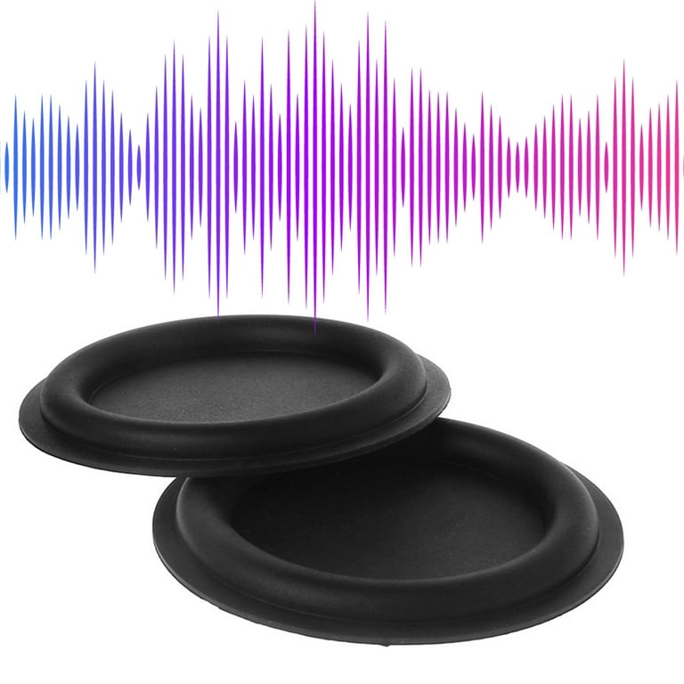 ALIXO Xuniu 2 Pièces Basse Radiateur Woofer Membrane Vibrante Passif Haut-Parleur Subwoofer 70mm DIY Kit de Réparation De Cinéma Maison
