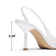 thumbnail image 5 of DREAM PAIRS Women's Slingback Closed Pointed Toe Kitten Heels High Stiletto D'Orsay Dress Shoes Wedding Work Comfortable Pumps, 5 of 7