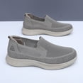 thumbnail image 6 of Pandaie Women's Slip on Sneakers Woven Orthopedic Breathable Mesh Knitted Woven Walking Shoes Low Top Wide Width Tennis Shoes (Khaki,7.5), 6 of 6