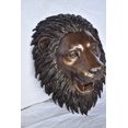 thumbnail image 4 of Nifao Lion Face Wall – Wall-Mount Bronze Fountain, Garden Water Feature, 12"L x 8"W x 18"H, 4 of 9