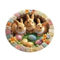 thumbnail image 2 of Fridja Clearance Easter Bunny Egg Faux Plushes Rocking Chair Rug and 3 D Imitation Living Room Sofa Rug and Round Carpet, 2 of 6
