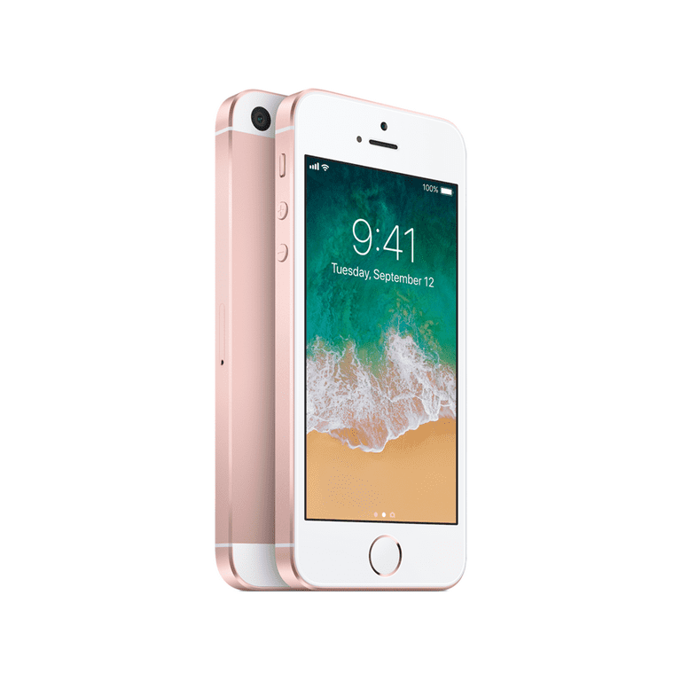 Restored Apple iPhone SE Verizon + GSM Unlocked Rose Gold 64GB (Refurbished)