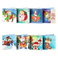 thumbnail image 1 of Christmas Cards 5D DIY Diamond Painting Round Drill Greeting Cards [8 Pack], Creative Christmas Card Rhinestone Embroidery Arts Craft, 1 of 7