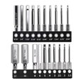 thumbnail image 1 of 20pcs/set Durable & Magnetic Assortment Chrome Plated Hex Bit Set Essential Magnetic Hex Bit Set Versatile Tool Kits, 1 of 4