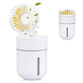 thumbnail image 1 of Mini humidificador de aire WEIHJMXG 400 ml ventilador portátil recargable USB luz nocturna, 1 of 4